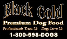 black gold dogs love us